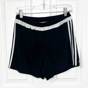 Adidas Athletic Climalite Shorts Women’s Soccer Sport Black White Medium